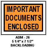important documents enclosed